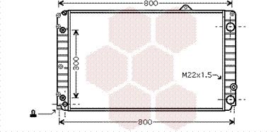 Van Wezel 09002037 - Radiator, mühərrikin soyudulması furqanavto.az