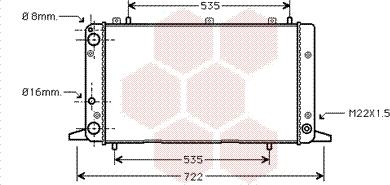 Van Wezel 03002053 - Radiator, mühərrikin soyudulması furqanavto.az