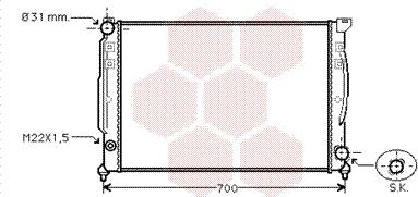 Van Wezel 03002110 - Radiator, mühərrikin soyudulması furqanavto.az