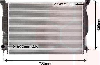 Van Wezel 03002245 - Radiator, mühərrikin soyudulması furqanavto.az