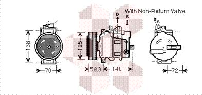 Van Wezel 0300K330 - Kompressor, kondisioner furqanavto.az