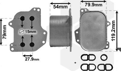 Van Wezel 03012711 - Radiator, mühərrikin soyudulması furqanavto.az