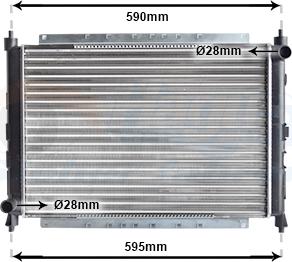 Van Wezel 02002069 - Radiator, mühərrikin soyudulması furqanavto.az