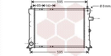 Van Wezel 02002155 - Radiator, mühərrikin soyudulması furqanavto.az