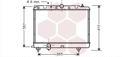 Van Wezel 02002120 - Radiator, mühərrikin soyudulması furqanavto.az