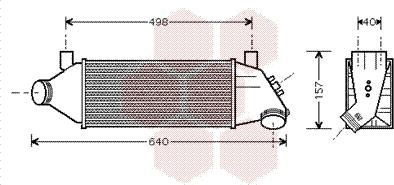 Van Wezel 18004315 - Intercooler, şarj cihazı furqanavto.az