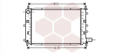 Van Wezel 18002059 - Radiator, mühərrikin soyudulması furqanavto.az