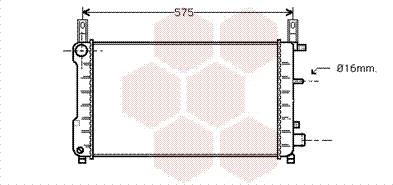 Van Wezel 18002198 - Radiator, mühərrikin soyudulması furqanavto.az