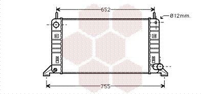 Van Wezel 18002158 - Radiator, mühərrikin soyudulması furqanavto.az