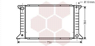 Van Wezel 18002168 - Radiator, mühərrikin soyudulması furqanavto.az