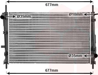 Van Wezel 18002185 - Radiator, mühərrikin soyudulması furqanavto.az