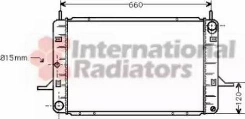 Van Wezel 18002123 - Radiator, mühərrikin soyudulması furqanavto.az