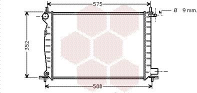 Van Wezel 18002224 - Radiator, mühərrikin soyudulması www.furqanavto.az