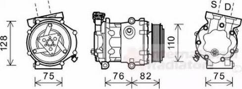 Van Wezel 1800K479 - Kompressor, kondisioner furqanavto.az