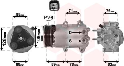 Van Wezel 1800K571 - Kompressor, kondisioner furqanavto.az