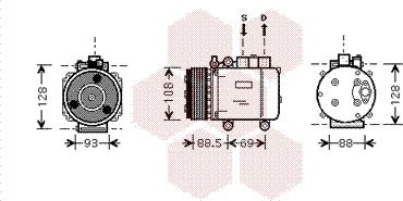 Van Wezel 1800K174 - Kompressor, kondisioner furqanavto.az