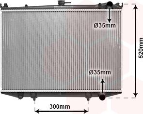 Van Wezel 13002064 - Radiator, mühərrikin soyudulması furqanavto.az