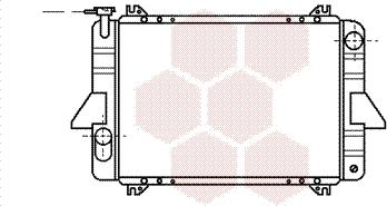 Van Wezel 13002088 - Radiator, mühərrikin soyudulması furqanavto.az