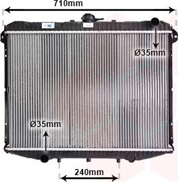 Van Wezel 13002148 - Radiator, mühərrikin soyudulması furqanavto.az