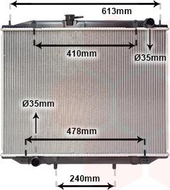 Van Wezel 13002300 - Radiator, mühərrikin soyudulması furqanavto.az