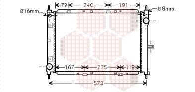 Van Wezel 13002260 - Radiator, mühərrikin soyudulması furqanavto.az