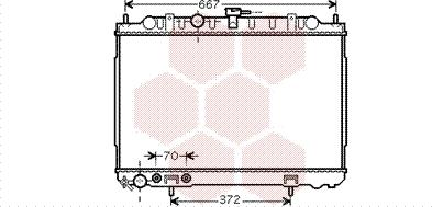 Van Wezel 13002239 - Radiator, mühərrikin soyudulması furqanavto.az