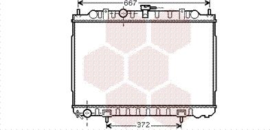 Van Wezel 13002238 - Radiator, mühərrikin soyudulması furqanavto.az