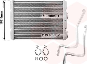 Van Wezel 13016701 - İstilik dəyişdiricisi, daxili isitmə furqanavto.az