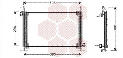 Van Wezel 17005187 - Kondenser, kondisioner furqanavto.az