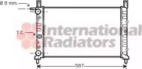 Van Wezel 17002056 - Radiator, mühərrikin soyudulması furqanavto.az