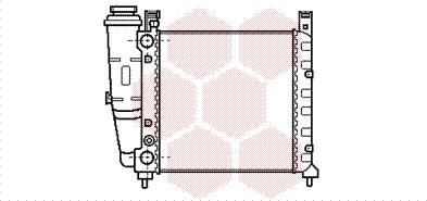 Van Wezel 17002038 - Radiator, mühərrikin soyudulması furqanavto.az