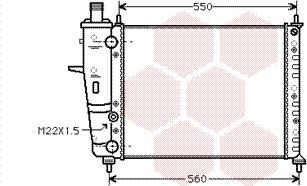 Van Wezel 17002160 - Radiator, mühərrikin soyudulması furqanavto.az