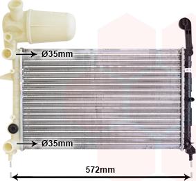 Van Wezel 17002101 - Radiator, mühərrikin soyudulması furqanavto.az