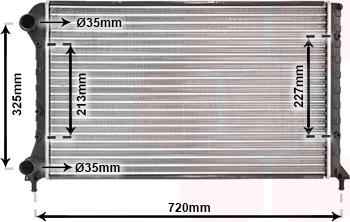 Van Wezel 17002261 - Radiator, mühərrikin soyudulması furqanavto.az