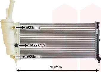 Van Wezel 17002200 - Radiator, mühərrikin soyudulması furqanavto.az