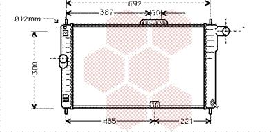 Van Wezel 81002004 - Radiator, mühərrikin soyudulması furqanavto.az