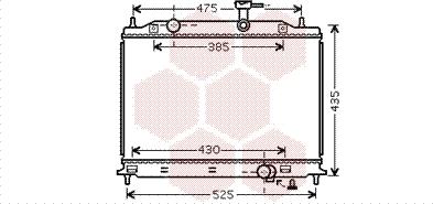 Van Wezel 83002079 - Radiator, mühərrikin soyudulması furqanavto.az