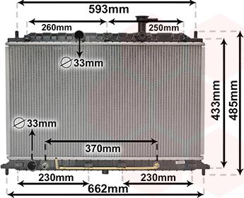 Van Wezel 83002152 - Radiator, mühərrikin soyudulması furqanavto.az