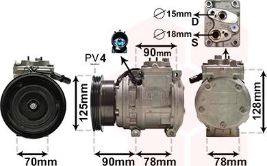 Van Wezel 8300K178 - Kompressor, kondisioner furqanavto.az