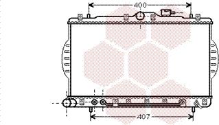 Van Wezel 82002048 - Radiator, mühərrikin soyudulması furqanavto.az