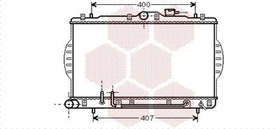 Van Wezel 82002034 - Radiator, mühərrikin soyudulması furqanavto.az