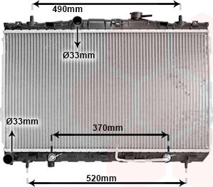 Van Wezel 82002105 - Radiator, mühərrikin soyudulması furqanavto.az