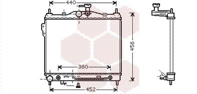 Van Wezel 82002100 - Radiator, mühərrikin soyudulması furqanavto.az