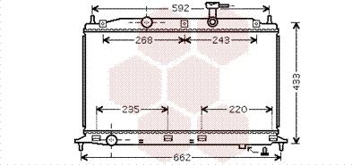 Van Wezel 82002188 - Radiator, mühərrikin soyudulması furqanavto.az