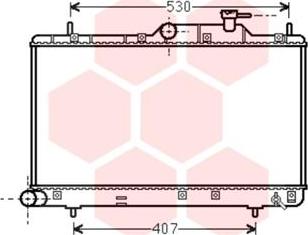 Van Wezel 82002307 - Radiator, mühərrikin soyudulması furqanavto.az