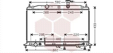 Van Wezel 82002252 - Radiator, mühərrikin soyudulması furqanavto.az