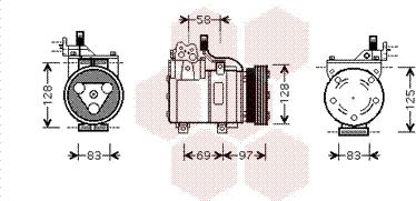 Van Wezel 8200K093 - Kompressor, kondisioner furqanavto.az