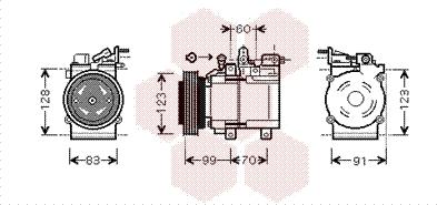 Van Wezel 8200K138 - Kompressor, kondisioner furqanavto.az