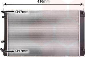 Van Wezel 82012722 - Radiator, mühərrikin soyudulması furqanavto.az