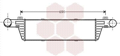 Van Wezel 30004224 - Intercooler, şarj cihazı furqanavto.az